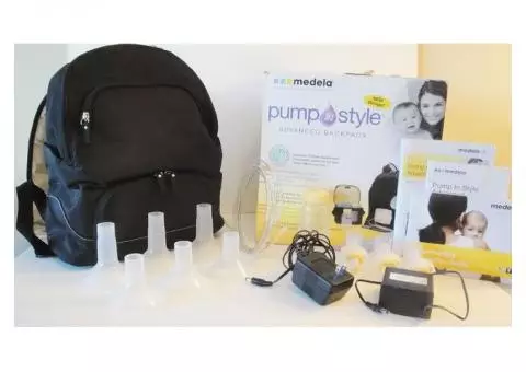 Medala Breast Pump Backpack~Double Pumping~Pump-In Style~Electric & Battery